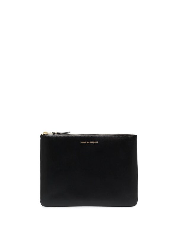 Comme Des Garçons Wallet  debossed logo zipped wallet