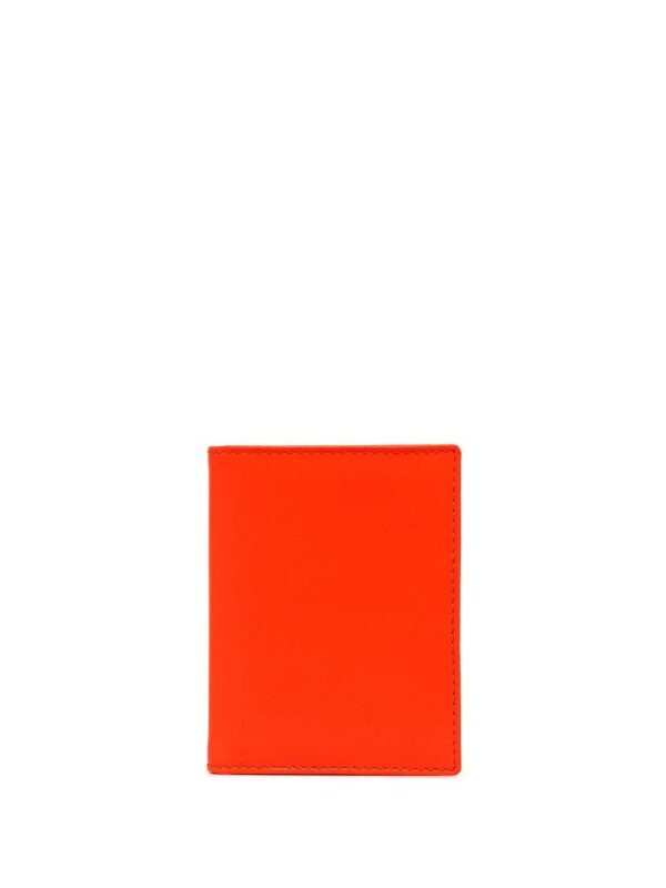 Comme Des Garçons Wallet  Super Fluo leather cardholder