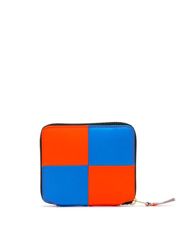 Comme Des Garçons Wallet  Wallet Fluo Square zip-around leather wallet - Image 2