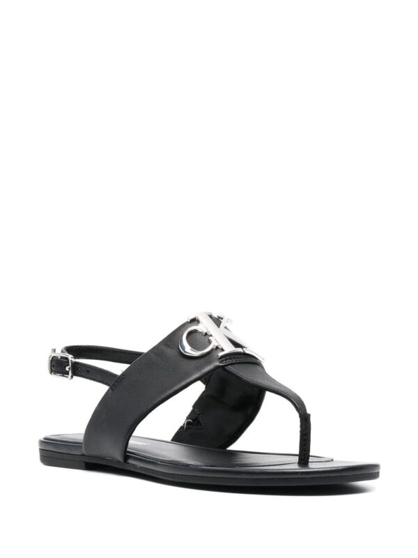 Calvin Klein  logo plaque thong sandals - Image 2