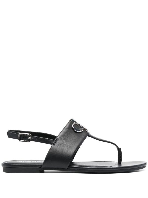 Calvin Klein  logo plaque thong sandals