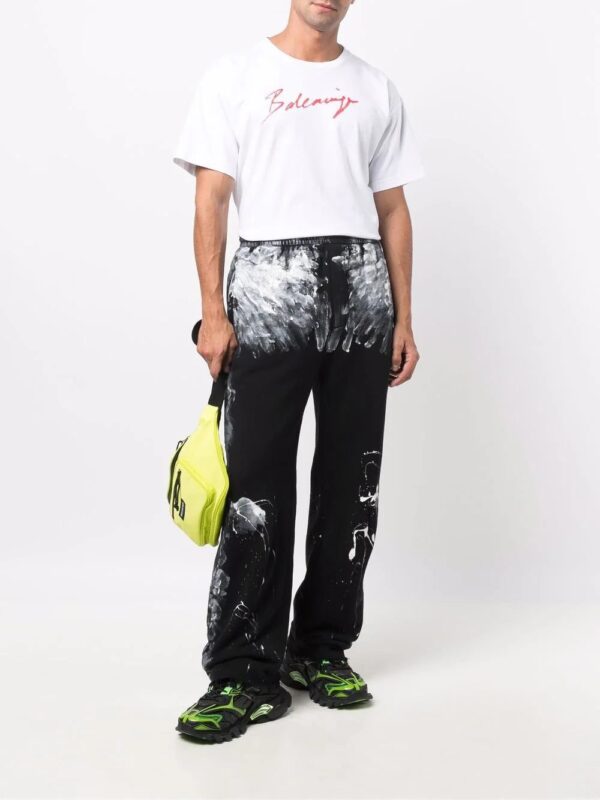 Balenciaga  painterly-print track pants - Image 3