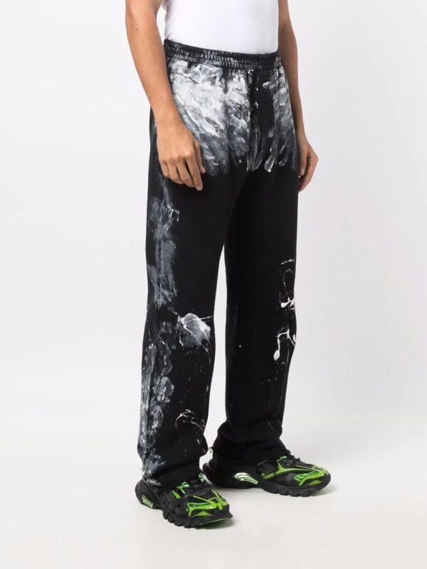 Balenciaga  painterly-print track pants - Image 4