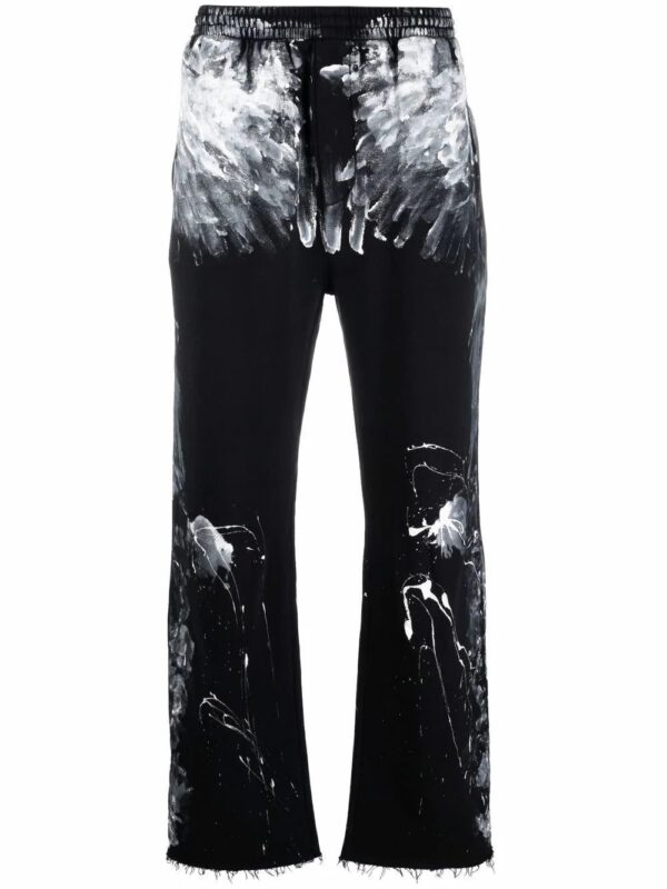 Balenciaga  painterly-print track pants