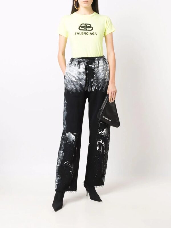Balenciaga  painterly-print track pants - Image 2