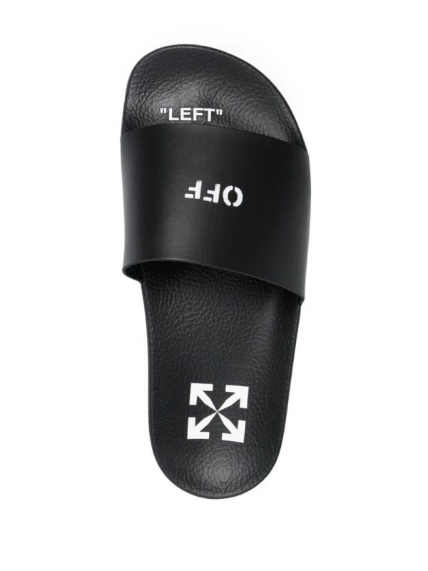 Off-White  logo-print Arrow slides - Image 4