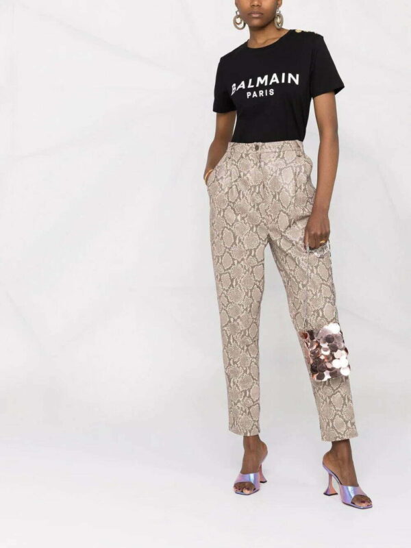 Balmain  logo-print cotton T-shirt - Image 2