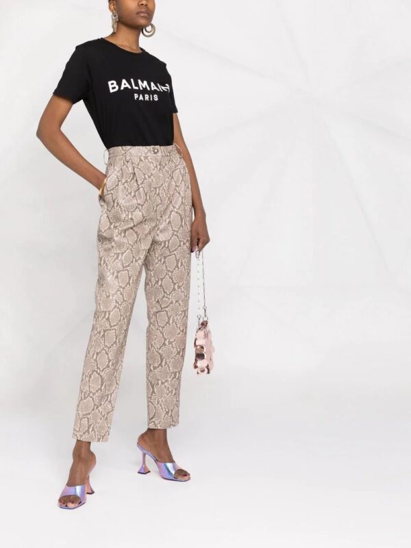Balmain  logo-print cotton T-shirt - Image 4