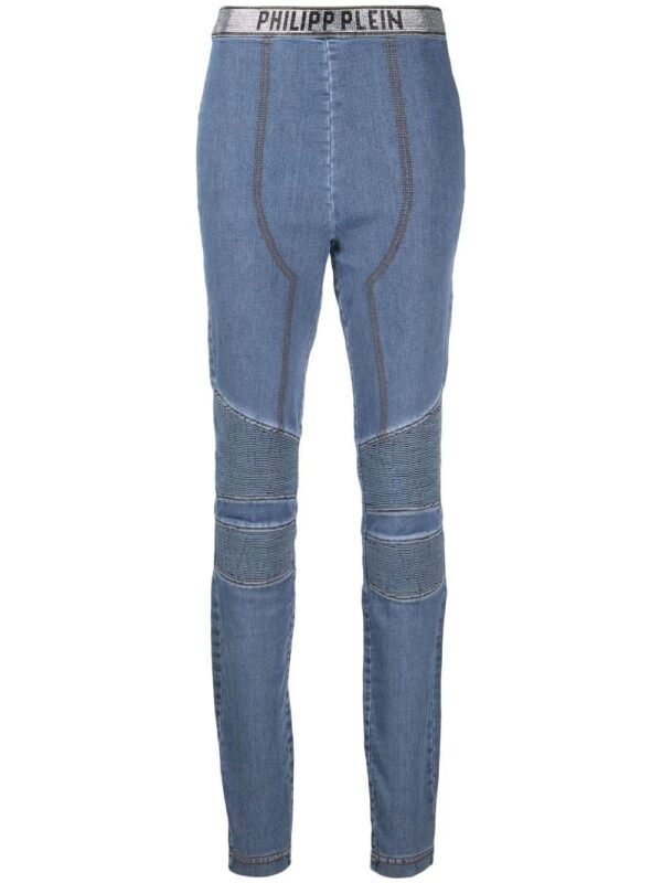 Philipp Plein  logo-embellished jeggings