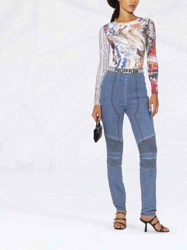 Philipp Plein  logo-embellished jeggings - Image 2