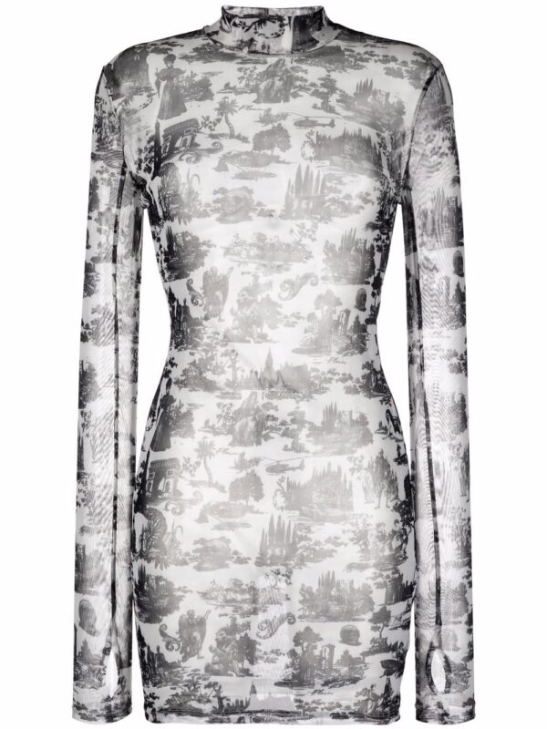 Philipp Plein En PLEIN air-print mini dress