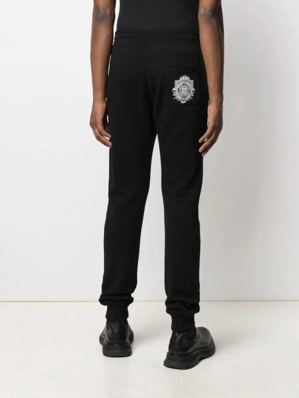 Balmain  embroidered-design track pants - Image 4