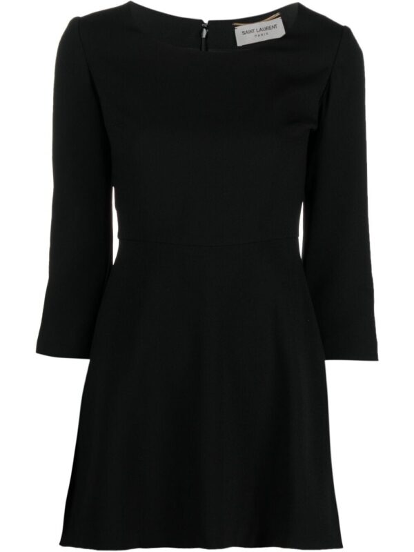 Saint Laurent scoop-neck A-line dress