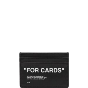 Off-White  "For Cards" quote cardholder