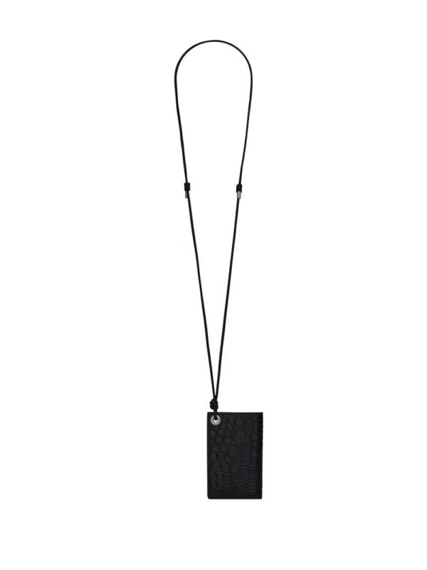 Saint Laurent  logo-stamp cardholder - Image 2