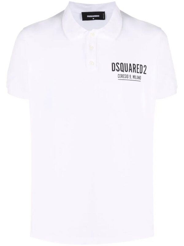 Dsquared2  logo-print polo shirt