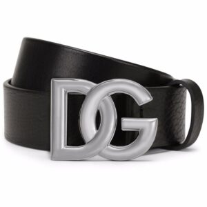Dolce & gabbana  calf leather logo-buckle belt
