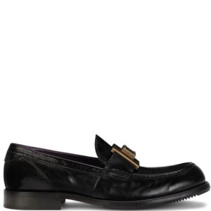 Dolce & Gabbana  logo-plaque leather loafers