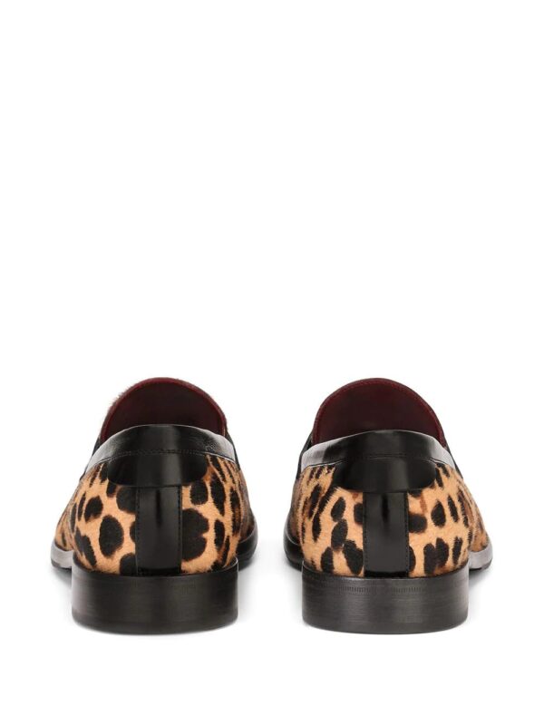 Dolce & Gabbana  leopard print calf hair loafers - Image 3