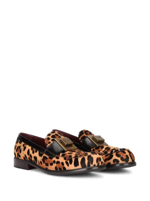 Dolce & Gabbana  leopard print calf hair loafers - Image 2
