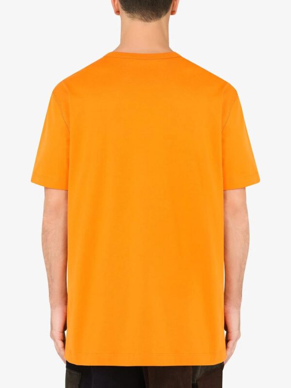 Dolce & Gabbana  logo-patch cotton T-shirt - Image 4