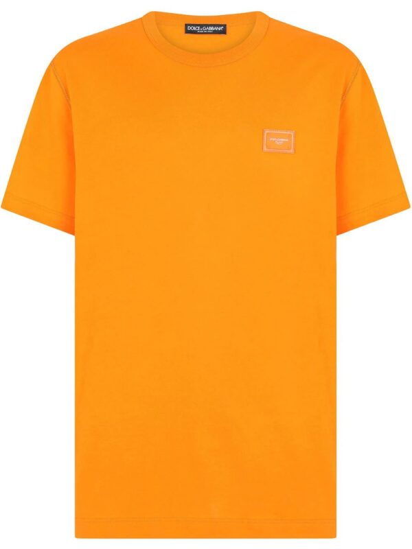 Dolce & Gabbana  logo-patch cotton T-shirt