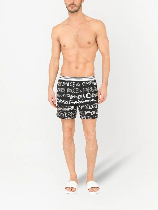 Dolce & Gabbana  graffiti-print boxers - Image 2