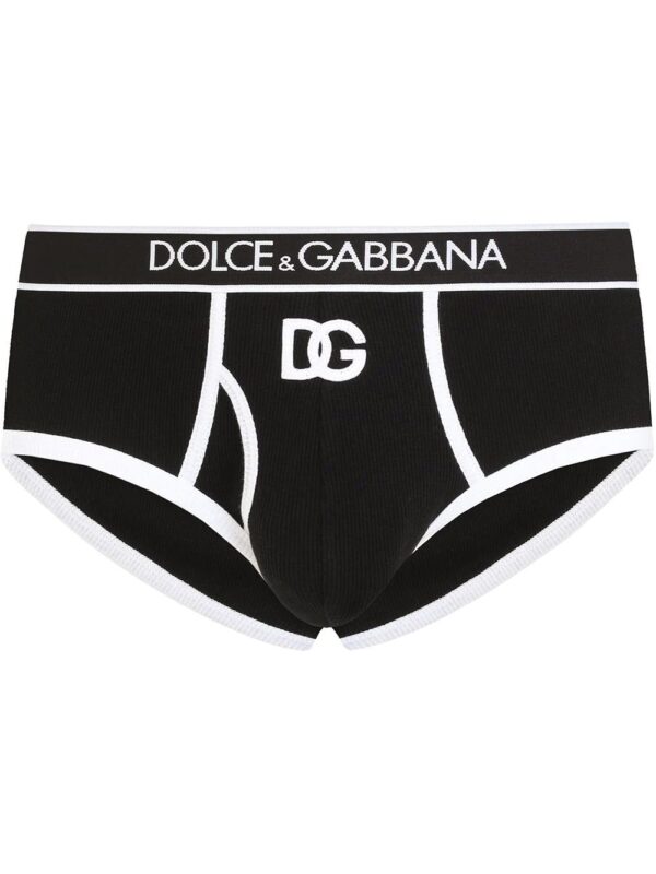 Dolce & Gabbana  logo-waistband cotton briefs