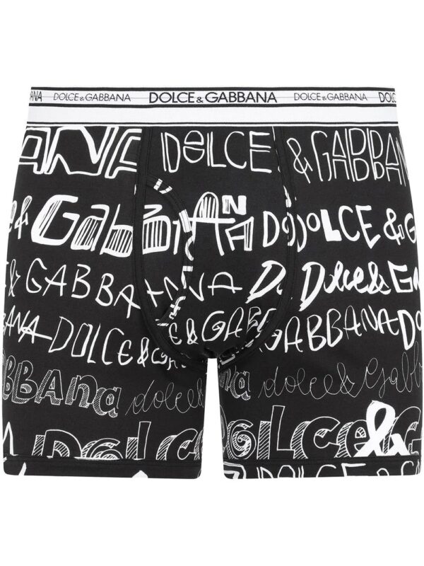 Dolce & Gabbana  graffiti-print boxers