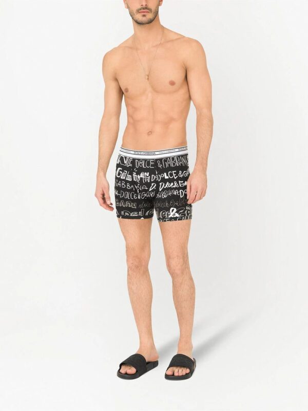Dolce & Gabbana  graffiti-print boxers - Image 2