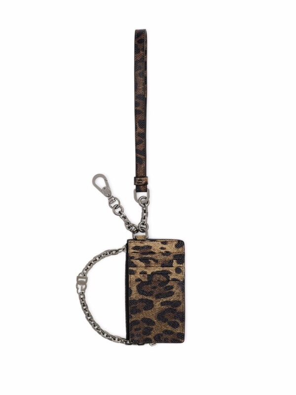 Dolce & Gabbana leopard-print leather card holder - Image 2
