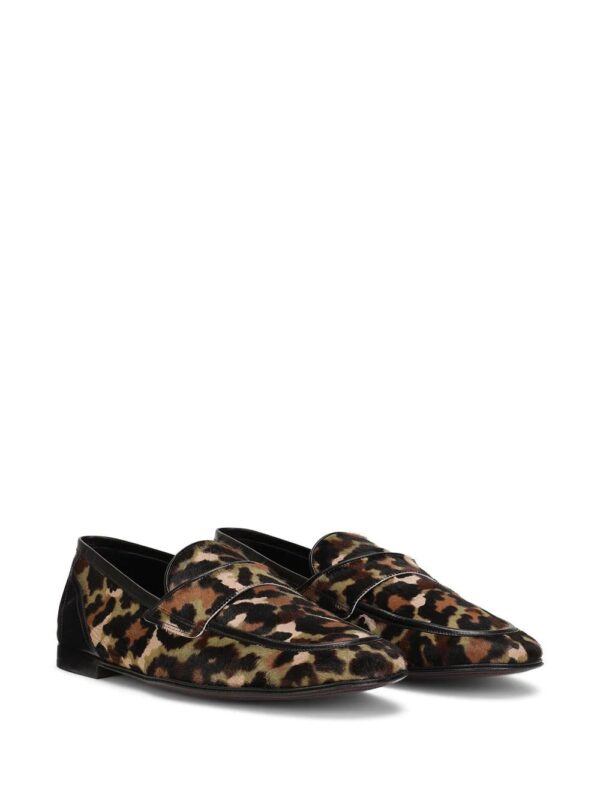 Dolce & Gabbana  leopard print calf hair loafers - Image 2
