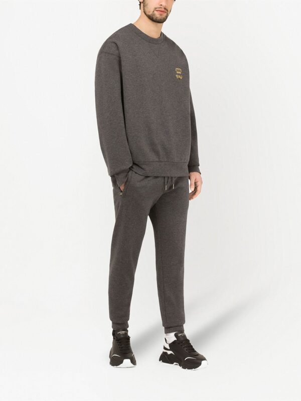 Dolce & Gabbana  bee-embroidered cotton-blend sweatshirt - Image 2