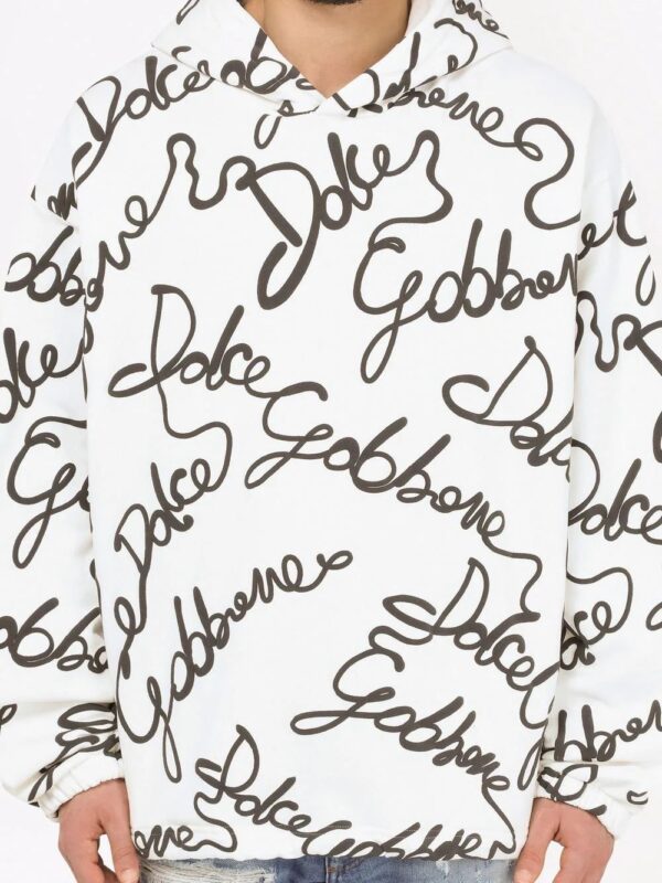Dolce & Gabbana  all-over logo print hoodie - Image 3
