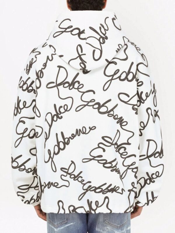 Dolce & Gabbana  all-over logo print hoodie - Image 4