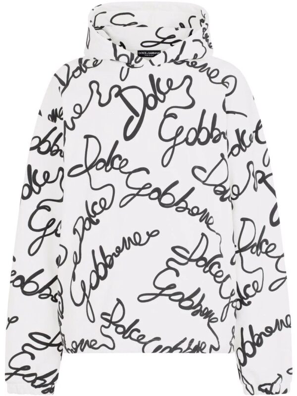 Dolce & Gabbana  all-over logo print hoodie
