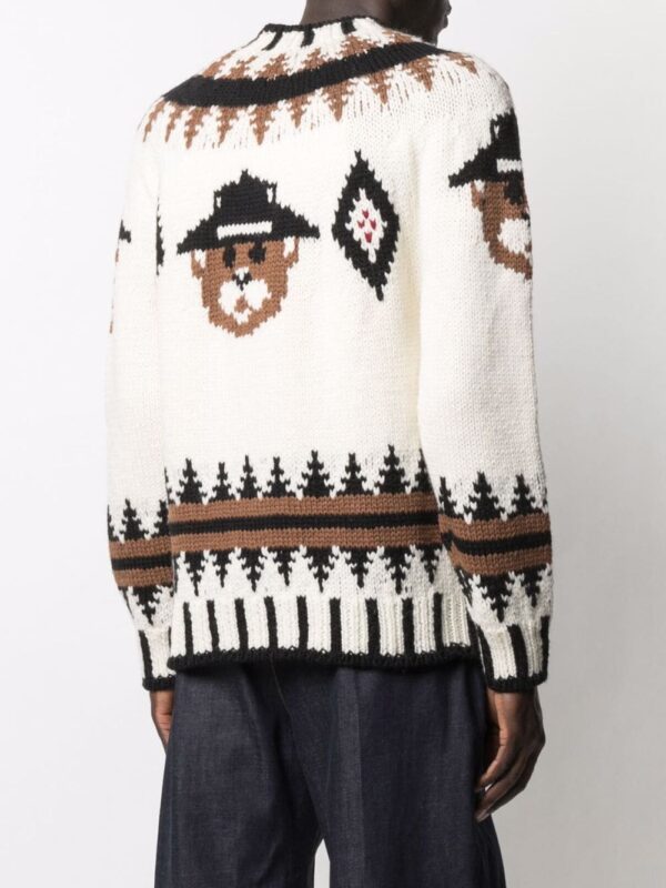Dsquared2  intarsia-knit wool jumper - Image 4