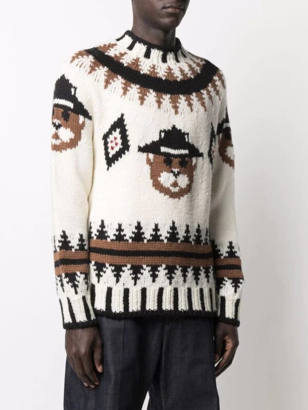 Dsquared2  intarsia-knit wool jumper - Image 3