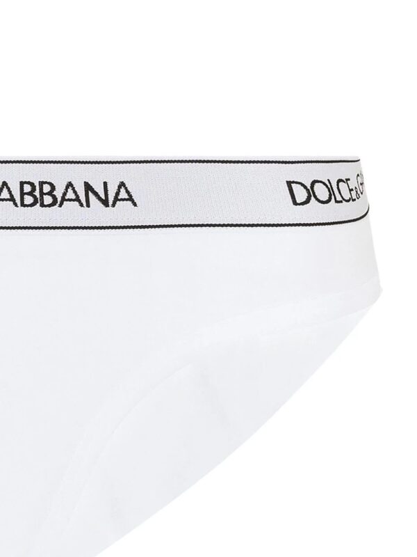 Dolce & Gabbana  high-waisted logo-waistband briefs - Image 4