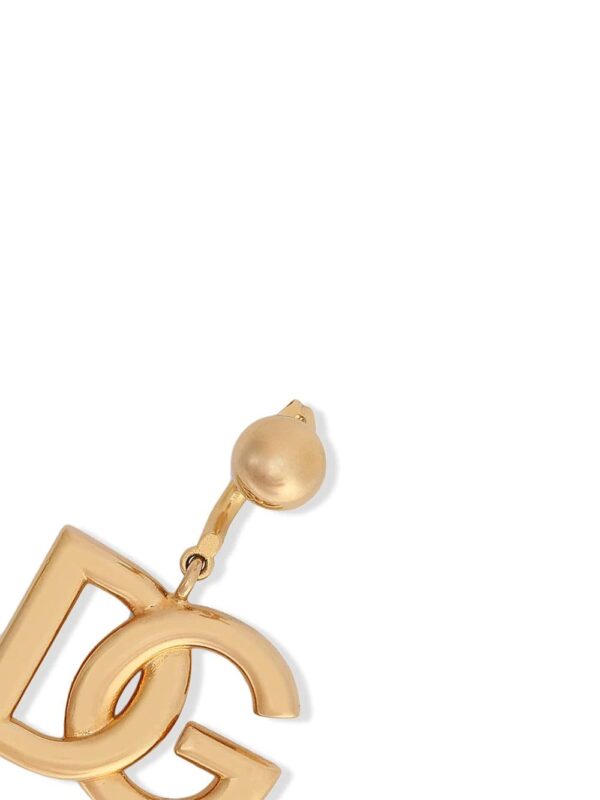 Dolce & Gabbana  interlocking logo drop earrings - Image 2