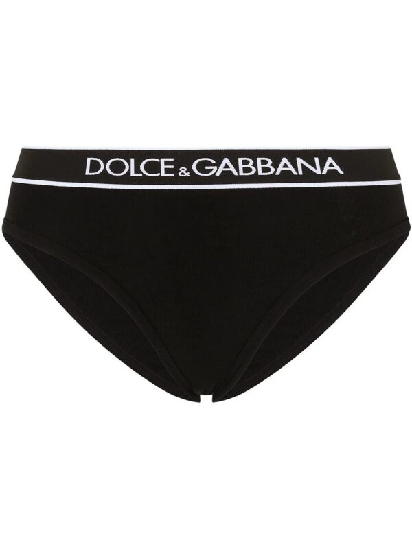 Dolce & Gabbana  logo-waistband ribbed briefs