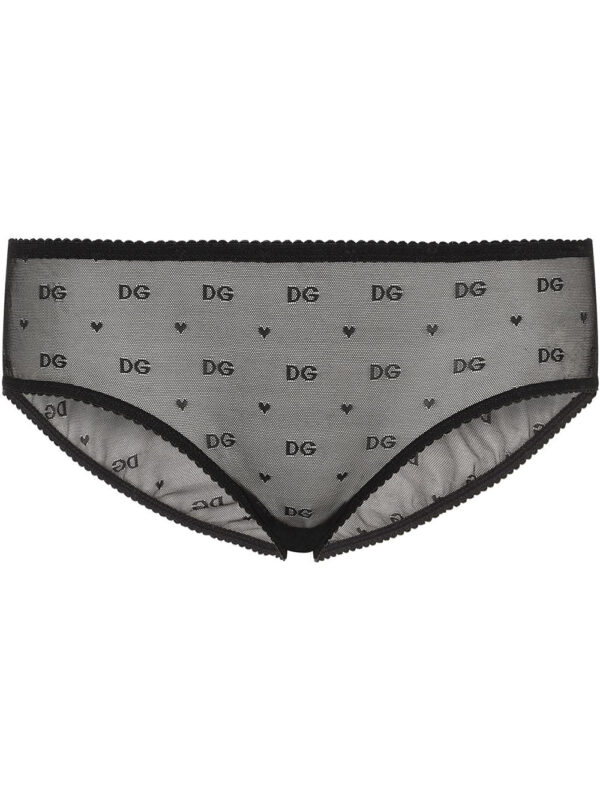 Dolce & Gabbana  jacquard tulle briefs