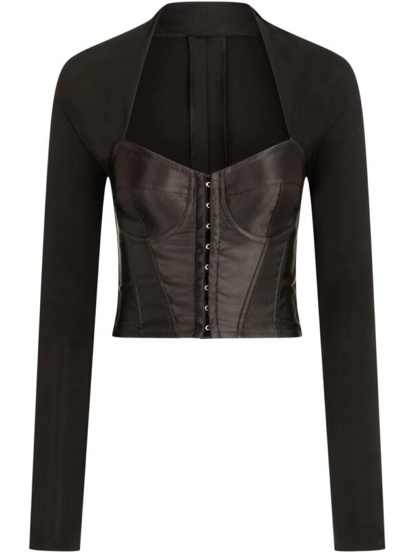 Dolce & Gabbana  bodice-effect long-sleeved top