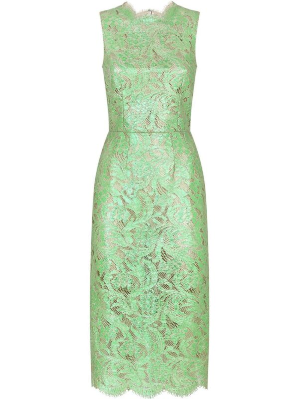 Dolce & Gabbana semi-sheer lace dress