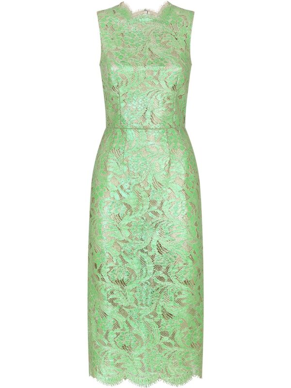 Dolce & Gabbana  semi-sheer lace dress