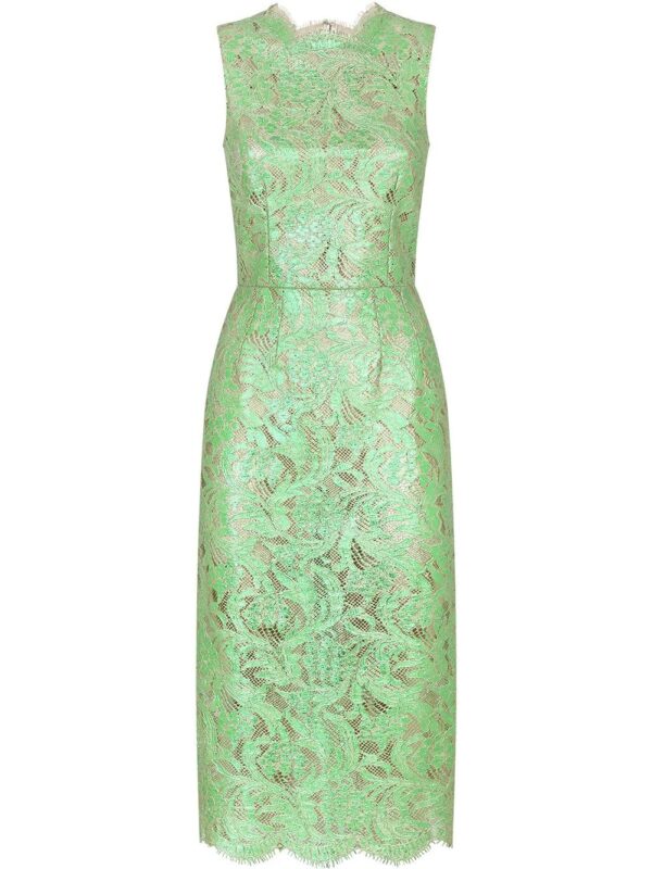 Dolce & Gabbana  semi-sheer lace dress