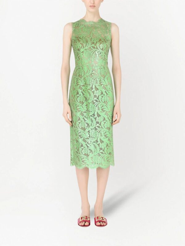 Dolce & Gabbana  semi-sheer lace dress - Image 3