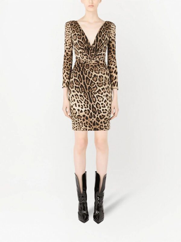 Dolce & Gabbana  leopard-print dress - Image 3