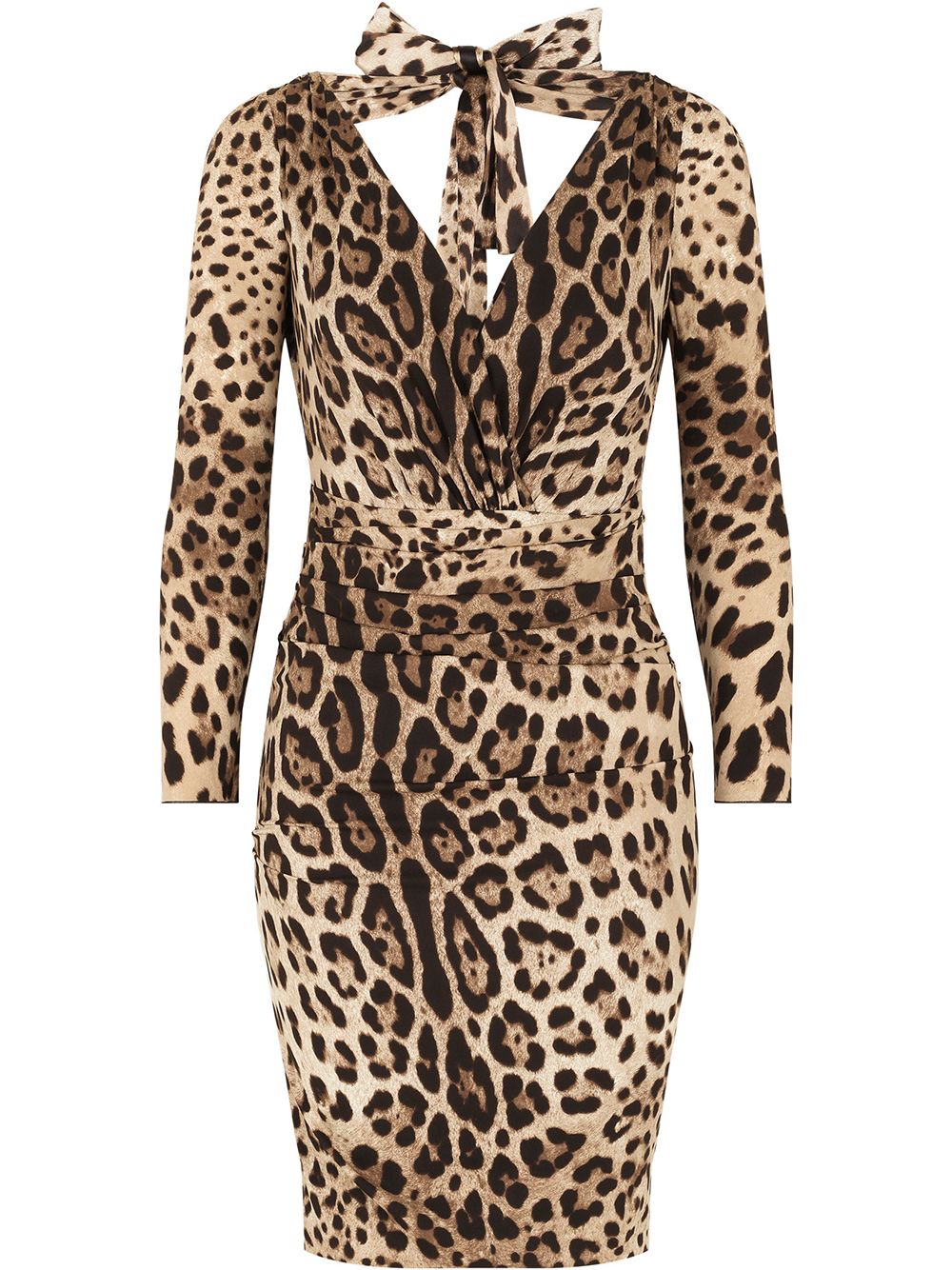 Dolce & Gabbana leopard-print dress