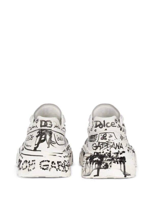 Dolce & gabbana  hand paint-print low-top sneakers - Image 2